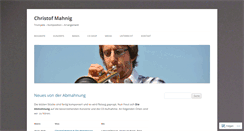 Desktop Screenshot of christofmahnig.com